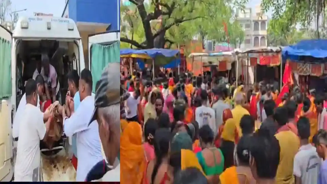 नालंदा मंदिर भगदड़, अध्यक्ष-सचिव समेत 20 पर FIR, 4 पुलिसकर्मी सस्पेंड