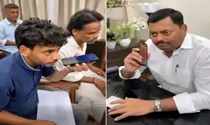 मंत्री के सामने ही डेटा एंट्री ऑपरेटर ने मांगी रिश्वत, स्पीकर पर सुनते ही सेवा समाप्त करने का निर्देश मंत्री के सामने ही डेटा एंट्री ऑपरेटर ने मांगी रिश्वत, स्पीकर पर सुनते ही सेवा समाप्त करने का निर्देश