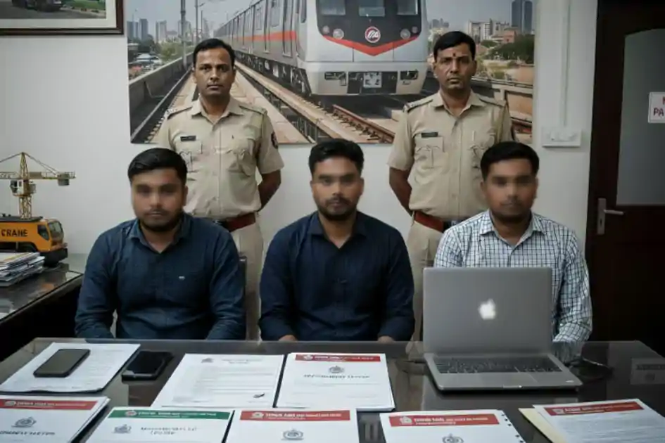 फर्जी वेबसाइट और नकली इंटरव्यू का जाल, पटना मेट्रो के नाम पर करोड़ों की ठगी का खुलासा, 3 गिरफ्तार
