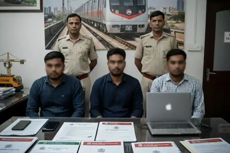फर्जी वेबसाइट और नकली इंटरव्यू का जाल, पटना मेट्रो के नाम पर करोड़ों की ठगी का खुलासा, 3 गिरफ्तार Patna metro