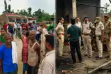 तडके तीन बजे ब्लास्ट से दहल गया गांव, पुलिस जांच में जुटी