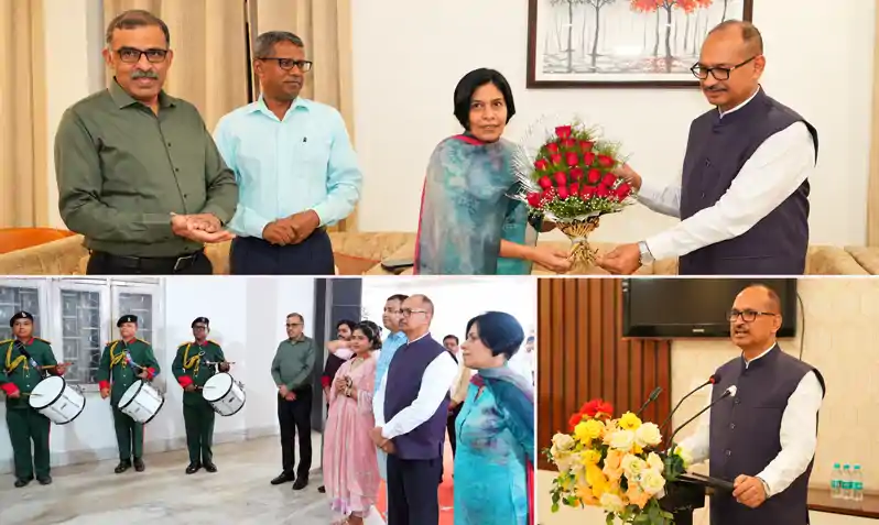 पूर्व DGP विनय कुमार को सेवानिवृत्ति पर दी गई विदाई पूर्व DGP विनय कुमार को सेवानिवृत्ति पर दी गई विदाई