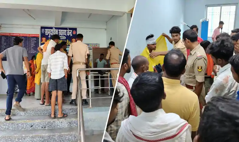 सिक्स लेन पुल पर ट्रक की टक्कर से बाइक सवार किशोर की मौत, साथी घायल