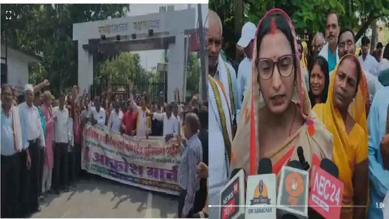 नाई समाज के अपमान के विरोध में आक्रोश मार्च, कार्रवाई नहीं हुई तो पटना में सीएम का घेराव नाई समाज के अपमान के विरोध में आक्रोश मार्च, कार्रवाई नहीं हुई तो पटना में सीएम का घेराव