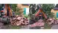 महाराजगंज में शराब पर चला JCB का 'एक्शन', 857 लीटर देशी-विदेशी शराब चकनाचूर