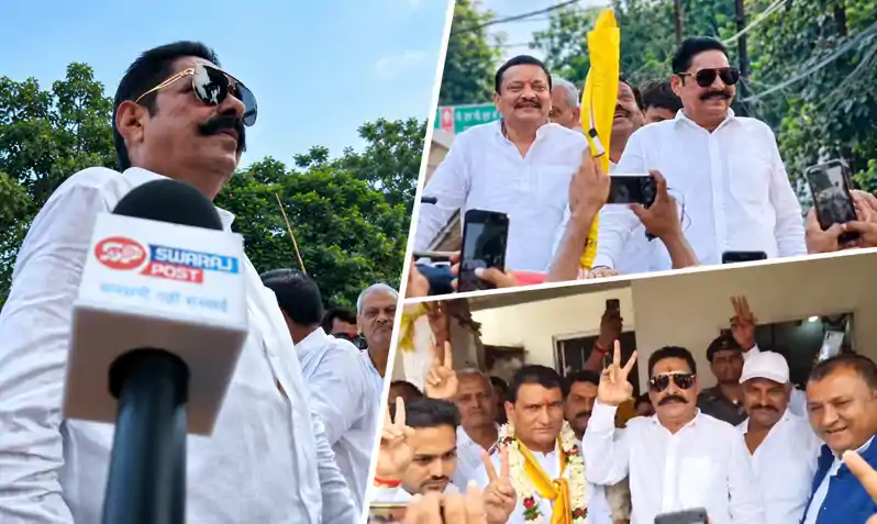JDU के अनंत सिंह हुए बागी! खुली जीप में सवार होकर अनुज सिंह के नामांकन पहुंच गए बाहुबली विधायक JDU के अनंत सिंह हुए बागी! खुली जीप में सवार होकर अनुज सिंह के नामांकन पहुंच गए बाहुबली विधायक