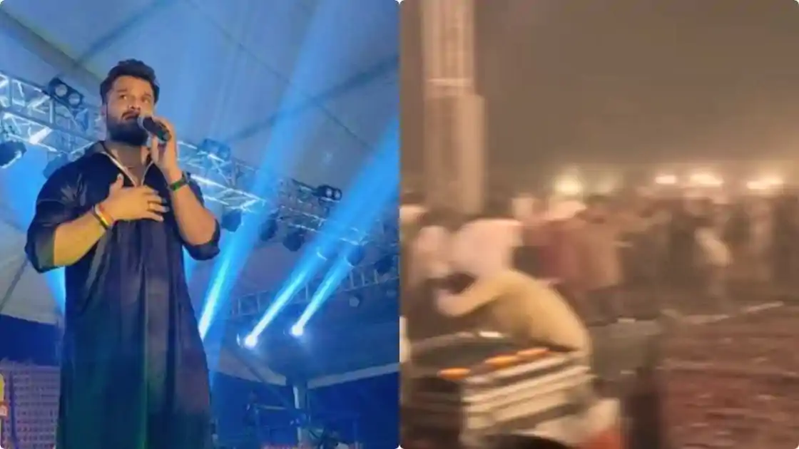 खेसारी लाल यादव के कार्यक्रम में हंगामा, बेकाबू भीड़ पर लाठीचार्ज, भगदड़ और हंगामे से मचा हड़कंप