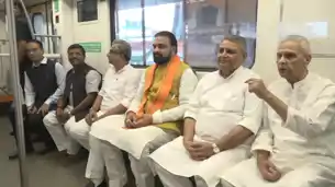 मलाही पकड़ी तक दौड़ने लगी पटना मेट्रो, CM ने दोनों डिप्टी सीएम के साथ क‍िया सफर, 15 मिनट में 6.2km का सफर