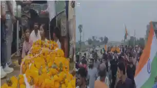 हार्ट अटैक से सेना के जवान अवधेश कुमार का निधन, राजकीय सम्मान के साथ अंतिम विदाई, उमड़ी हजारों भीड़ 