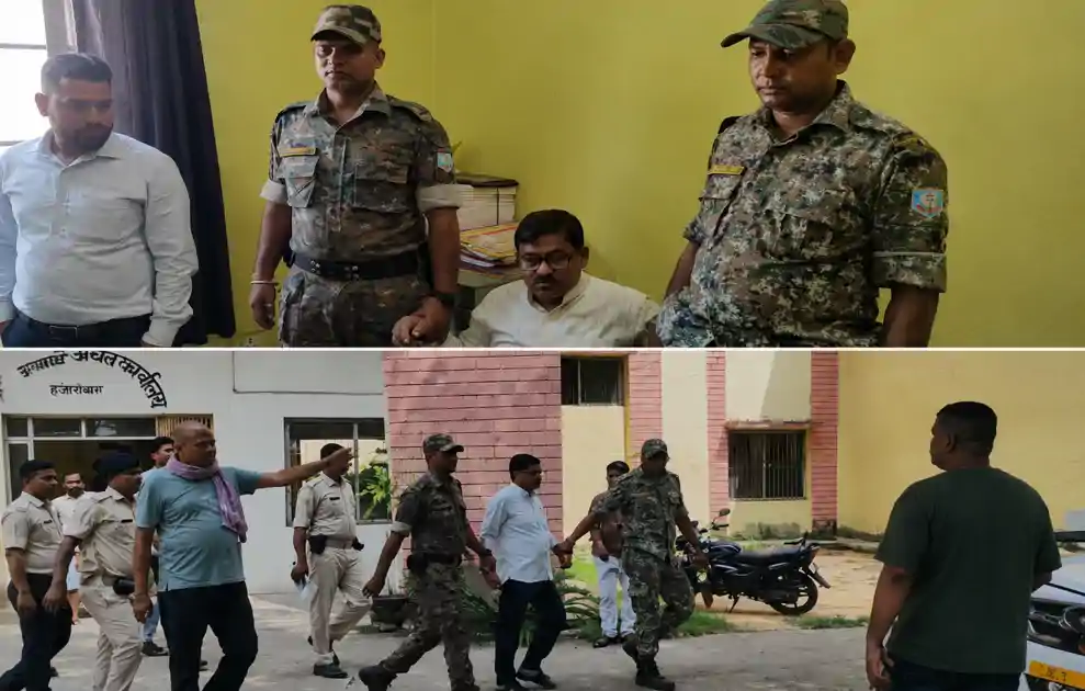 बोकारो में एसीबी का बड़ा एक्शन, 8 हजार घूस लेते प्रधान सहायक गिरफ्तार
