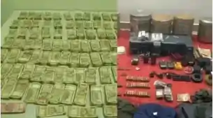 गरियाबंद के जंगल में माओवादियों का छिपा खजाना बरामद, 46 लाख से ज्यादा नकदी और हथियारों का जखीरा मिला