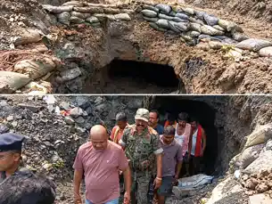 निरसा में अवैध खनन का भंडाफोड़, खुद खदान में उतरे विधायक अरूप चटर्जी