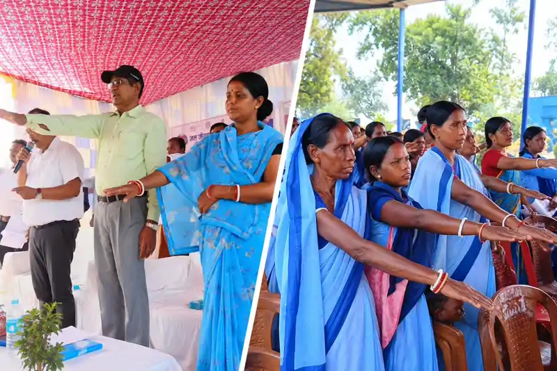 जल अर्पण दिवस पर प्रमंडलीय स्तरीय कार्यक्रम, जल कर वसूली में अव्वल रही जलसहियाओं को किया सम्मानित
