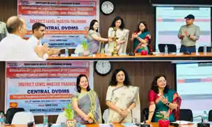 स्वास्थ्य संस्थानों पर गर्भनिरोधक सामग्रियों की आपूर्ति श्रंखला प्रबंधन को सुदृढ़ करने हेतु राज्य स्तरीय प्रशिक्षण का आयोजन