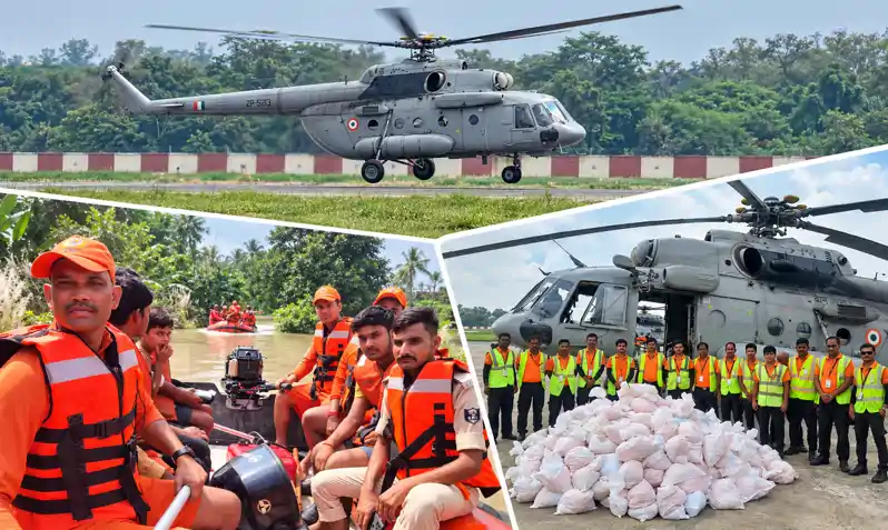 सारण में बाढ़ प्रभावित क्षेत्रों में युद्धस्तर पर राहत एवं बचाव कार्य जारी सारण में बाढ़ प्रभावित क्षेत्रों में युद्धस्तर पर राहत एवं बचाव कार्य जारी