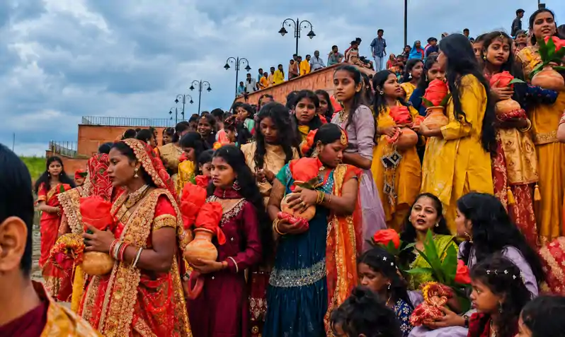 श्रीकृष्ण जन्माष्टमी एवं श्रीमद्भागवत कथा को लेकर निकली भव्य कलश यात्रा, आस्था का उमड़ा सैलाब