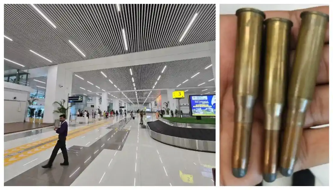 पटना एयरपोर्ट पर दिल्ली जा रहा यात्री गिरफ्तार, सुरक्षा जांच में जिंदा कारतूस बरामद 