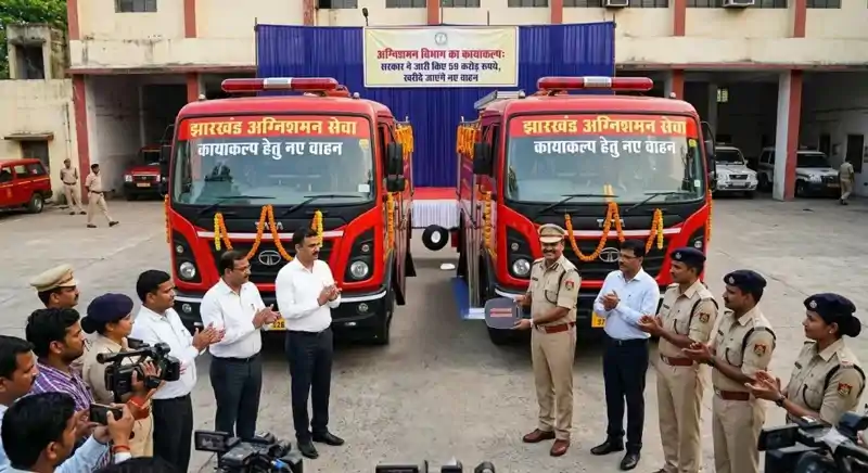 झारखंड में दमकल सेवाओं को हाई-टेक बनाने की तैयारी, 59.18 करोड़ का फंड स्वीकृत झारखंड में दमकल सेवाओं को हाई-टेक बनाने की तैयारी, 59.18 करोड़ का फंड स्वीकृत