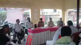 नाला थाना परिसर में शांति समिति की बैठक, शांतिपूर्ण दुर्गा पूजा को लेकर बनी रणनीति
