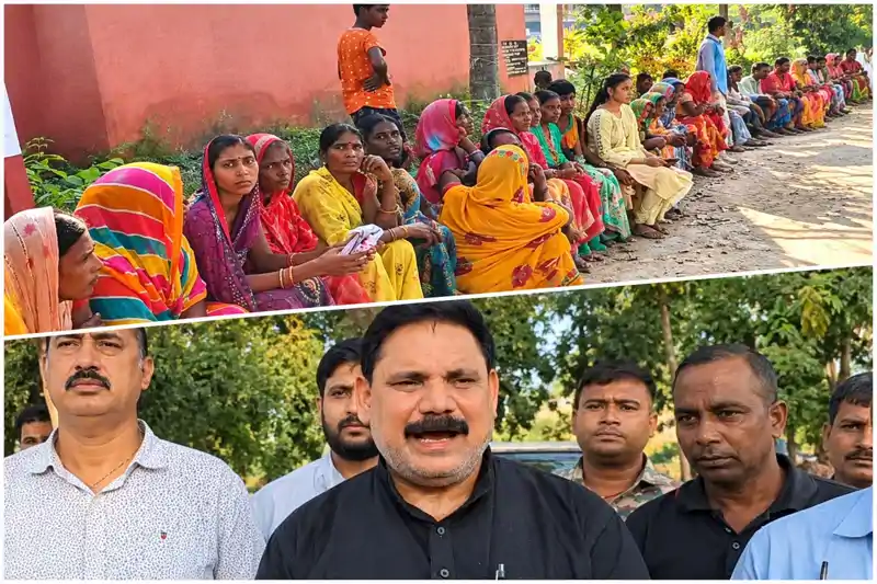 आपदा में राहत, केंद्रीय मंत्री सतीश चंद्र दुबे ने लोगों के बीच बांटे खाद्य सामग्री आपदा में राहत, केंद्रीय मंत्री सतीश चंद्र दुबे ने लोगों के बीच बांटे खाद्य सामग्री