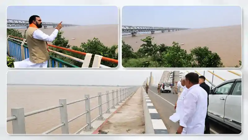 पटना में गंगा का रौद्र रूप, कई घाट डूबे, 13 जिले बाढ़ की चपेट में, CM सम्राट चौधरी करेंगे एरियल सर्वे पटना में गंगा का रौद्र रूप, कई घाट डूबे, 13 जिले बाढ़ की चपेट में, CM सम्राट चौधरी करेंगे एरियल सर्वे