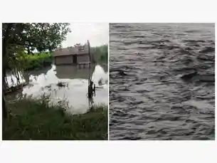 गंडक नदी का जलस्तर बढ़ने से दहशत में लोग, घरों में घुसा पानी, पहुंचे MLC गंडक नदी का जलस्तर बढ़ने से दहशत में लोग, घरों में घुसा पानी, पहुंचे MLC