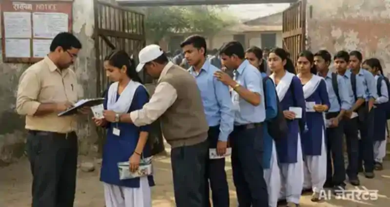 इंटर परीक्षा में सख्ती: भागलपुर में छात्राओं के हिजाब उतरवाए गए, वैशाली में चिट के साथ छात्र पकड़ा गया Bihar