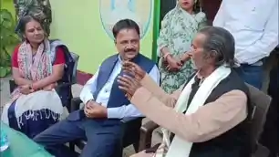 गुरूजी पर बनने वाली फिल्म के लिये जुटाए जा रहे संघर्षकाल के दस्तावेज, मंत्री सुदिव्य सोनू पहुंचे लाठाटांड़