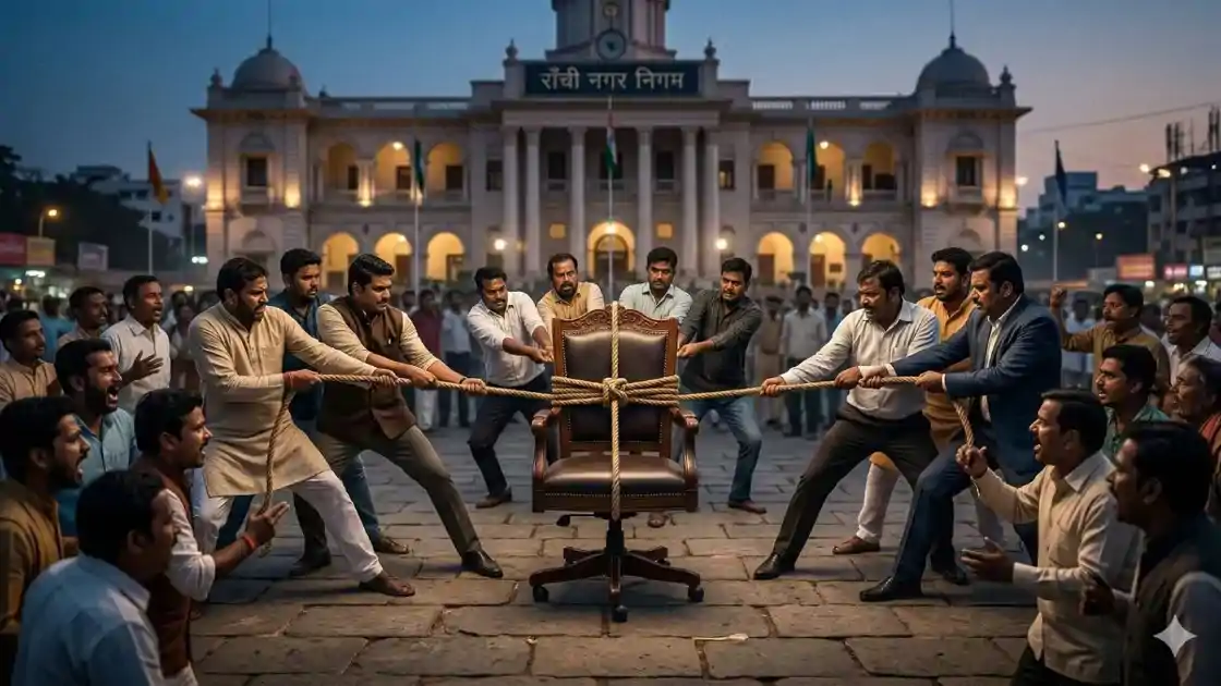 रांची नगर निगम में डिप्टी मेयर पद पर सियासी हलचल, भाजपा-कांग्रेस-झामुमो साध रहे समीकरण