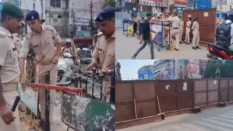 पटना में बिहार दरोगा अभ्यर्थियों का बड़ा मार्च, पुलिस ने लगाए कंटीले तार पटना में बिहार दरोगा अभ्यर्थियों का बड़ा मार्च, पुलिस ने लगाए कंटीले तार
