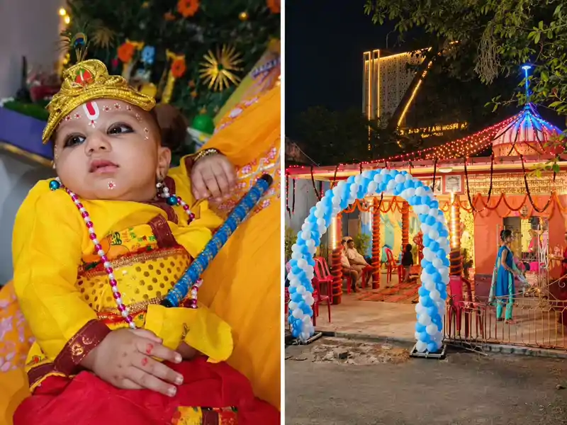 'नंद के घर आनंद भयो जय कन्हैया लाल की' श्री कृष्ण जन्मोत्सव पर मंदिरों और मठों में उमड़ी श्रद्धालुओं की भीड़