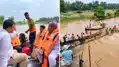 नदियां उफान पर, डूबने लगे खेत-खलियान, सांसद खुद DM-SP के साथ उतरे पानी में..