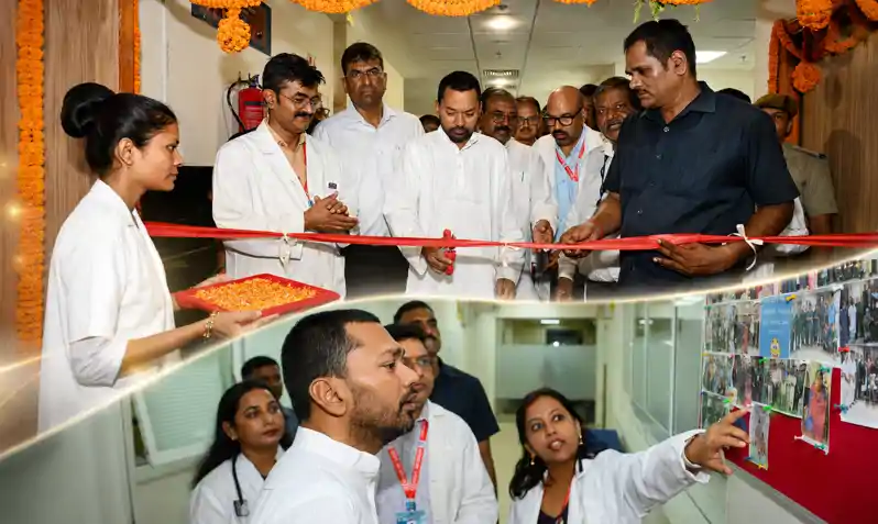 आईजीआईएमएस में अत्याधुनिक स्वास्थ्य सुविधाओं का विस्तार, स्वास्थ्य मंत्री निशांत ने किया उद्घाटन आईजीआईएमएस में अत्याधुनिक स्वास्थ्य सुविधाओं का विस्तार, स्वास्थ्य मंत्री निशांत ने किया उद्घाटन