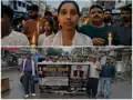 कार्यपालक पदाधिकारी की हत्या के विरोध में महाराजगंज में निकला कैंडल मार्च