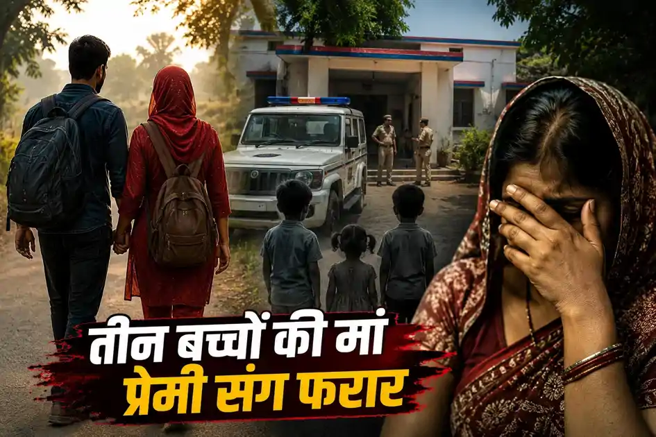 पटना से तीन बच्चों की मां प्रेमी संग फरार, चंडीगढ़ में चार बच्चों के पिता संग पुलिस ने किया बरामद