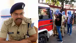 एंटी क्राइम चेकिंग में बड़ा खुलासा, कार से प्रतिबंधित पदार्थ बरामद, 5 गिरफ्तार