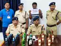 गंगा-दामोदर एक्सप्रेस से WB की शराब बरामद, यात्री गिरफ्तार