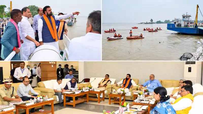  बिहार में बाढ़ का कहर, मंत्रियों और डीएम के साथ मुख्यमंत्री सम्राट चौधरी की समीक्षा बैठक, दिए निर्देश