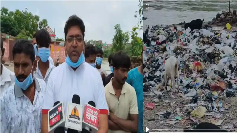 नदी किनारे कचरे का अंबार, लोगों की बढ़ी परेशानी, शिकायत के बावजूद कार्रवाई नहीं नदी किनारे कचरे का अंबार, लोगों की बढ़ी परेशानी, शिकायत के बावजूद कार्रवाई नहीं