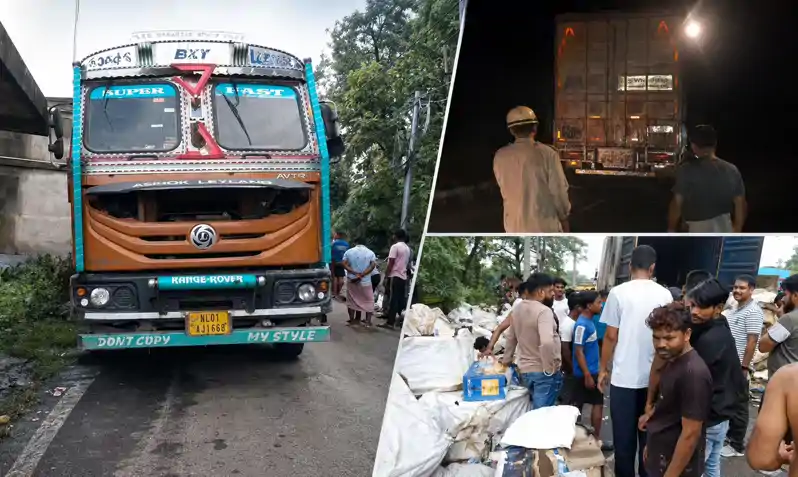 कंटेनर में लगी आग, बड़े राज का हो गया पर्दाफाश, अब जांच में जुटी पुलिस