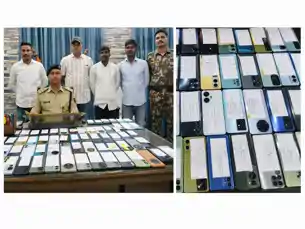  गुम हुआ फोन वापस मिला तो चेहरे पर आ गई मुस्कान, पुलिस ने लौटाए 89 मोबाइल बरामद 
