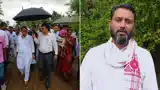 मंत्री के लिए सीओ ने लगाया छाता, शुरू हुई सियासत