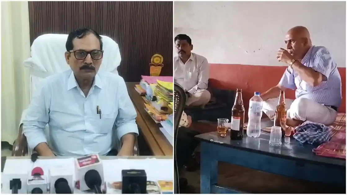 डॉक्टर, क्लर्क की कथित शराब पार्टी का वीडियो मामला, डीएम सख्त, जांच के लिए समिति गठित