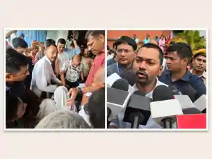  'ए निशांत...कल से बैठी हूं' स्वास्थ्य मंत्री ने खुद थामा दादी का हाथ और पहुंच गए डॉक्टर के पास