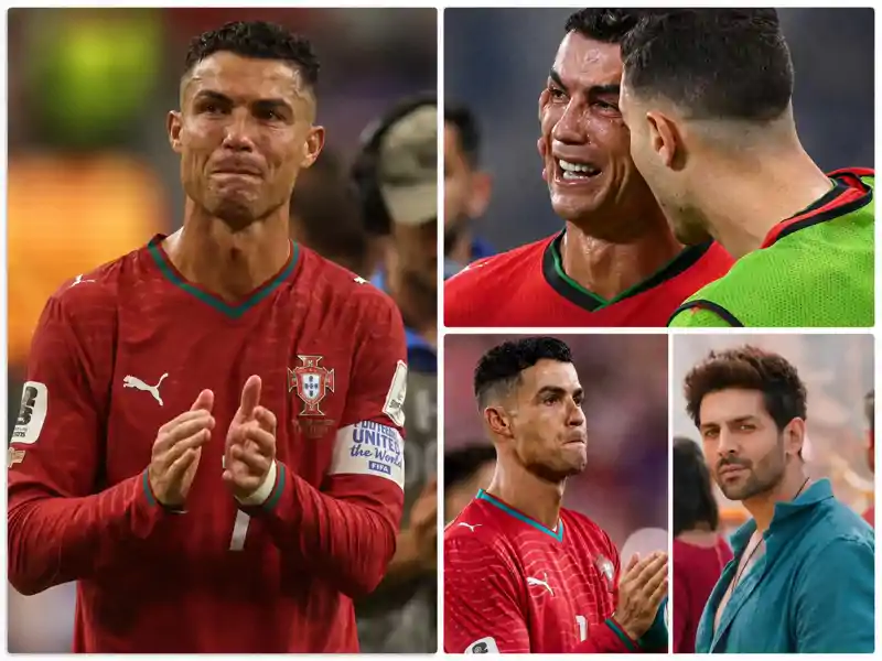 FIFA World Cup 2026: मैदान पर ही रोने लगे क्रिस्टियानो रोनाल्डो, कार्तिक आर्यन का भी टूटा दिल FIFA World Cup 2026: मैदान पर ही रोने लगे क्रिस्टियानो रोनाल्डो, कार्तिक आर्यन का भी टूटा दिल