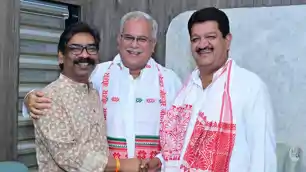 राज्यसभा चुनाव से पहले झारखंड में सियासी हलचल तेज, महागठबंधन ने दिखाई ताकत