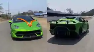 सोशल मीडिया पर छाई चांडिल की ‘देसी Lamborghini’, मैकेनिक ने Maruti 800 को दिया सुपरकार लुक  