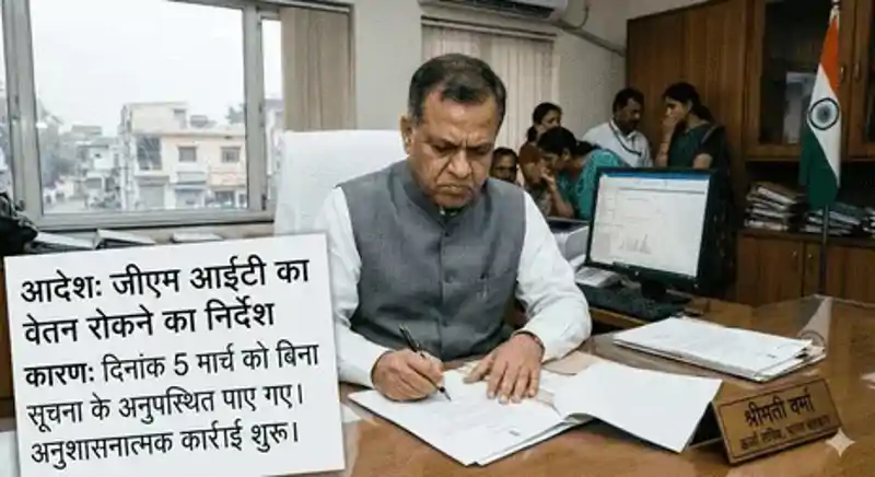 ड्यूटी से नदारद रहने पर गिरी गाज, ऊर्जा सचिव ने रोका जीएम आईटी का वेतन ड्यूटी से नदारद रहने पर गिरी गाज, ऊर्जा सचिव ने रोका जीएम आईटी का वेतन