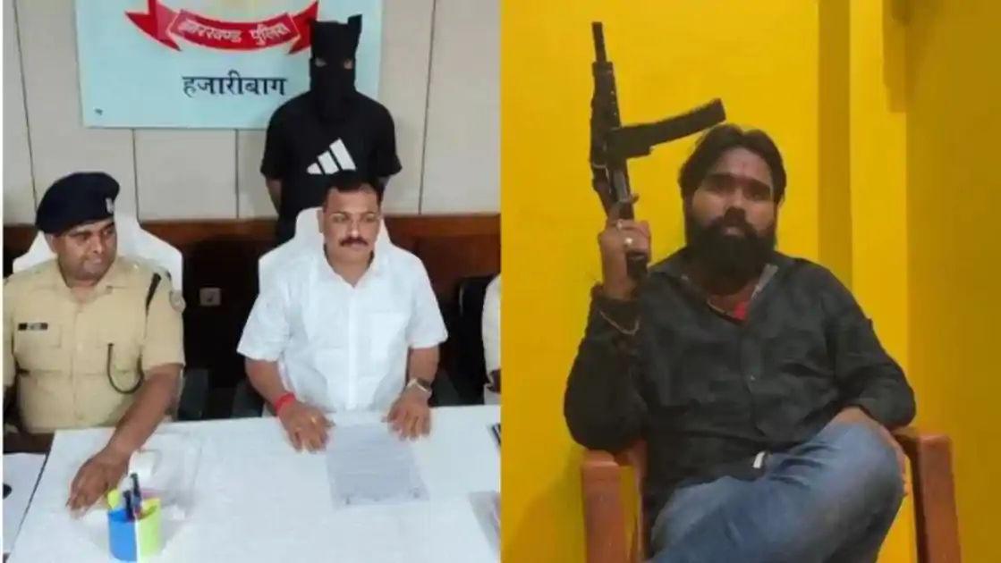 बिहार-झारखंड का मोस्ट वांटेड शूटर मोहम्मद दानिश इकबाल हजारीबाग से गिरफ्तार