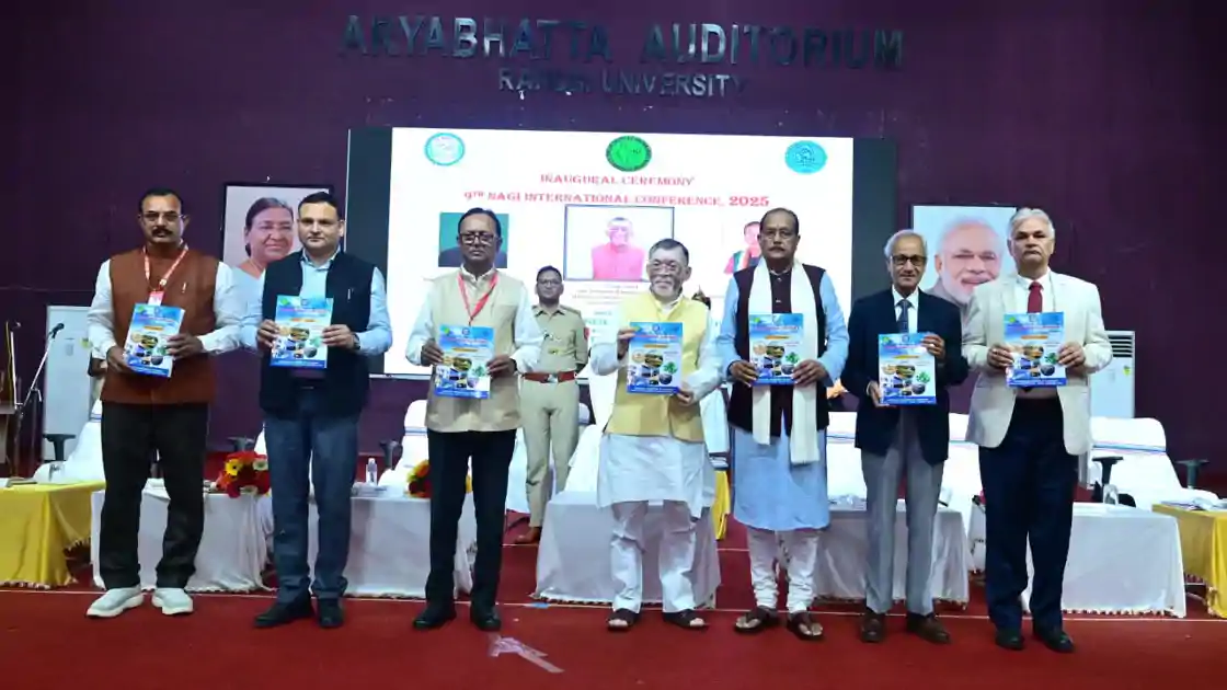 रांची विश्वविद्यालय सम्मेलन में राज्यपाल ने दिया संदेश, कहा-सतत विकास ही मानवता का भविष्य